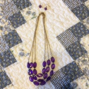 Necklace & earrings set